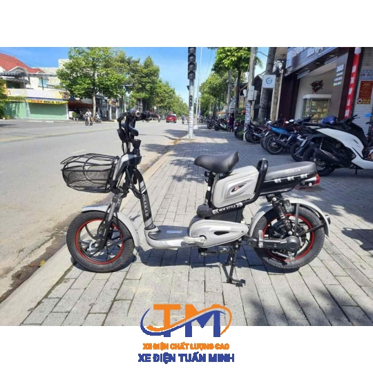 Xe Đạp Điện A10 OSAKA - Màu Đỏ Đen